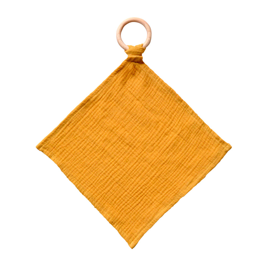 Handgemachte Holzrassel mit Glöckchen aus Naturholz, ideal für Babys zum Greifen lernen und Spielen