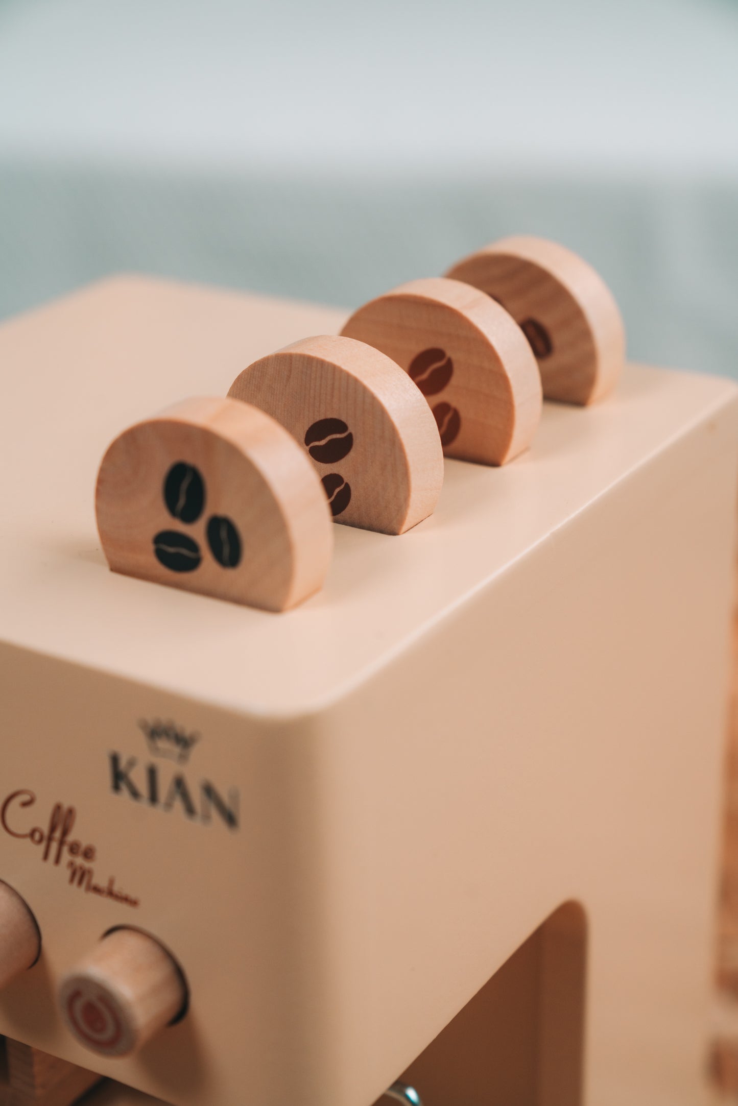 Kreativspiel Holz-Kaffeeset für Kinder, fantasievolles Rollenspiel