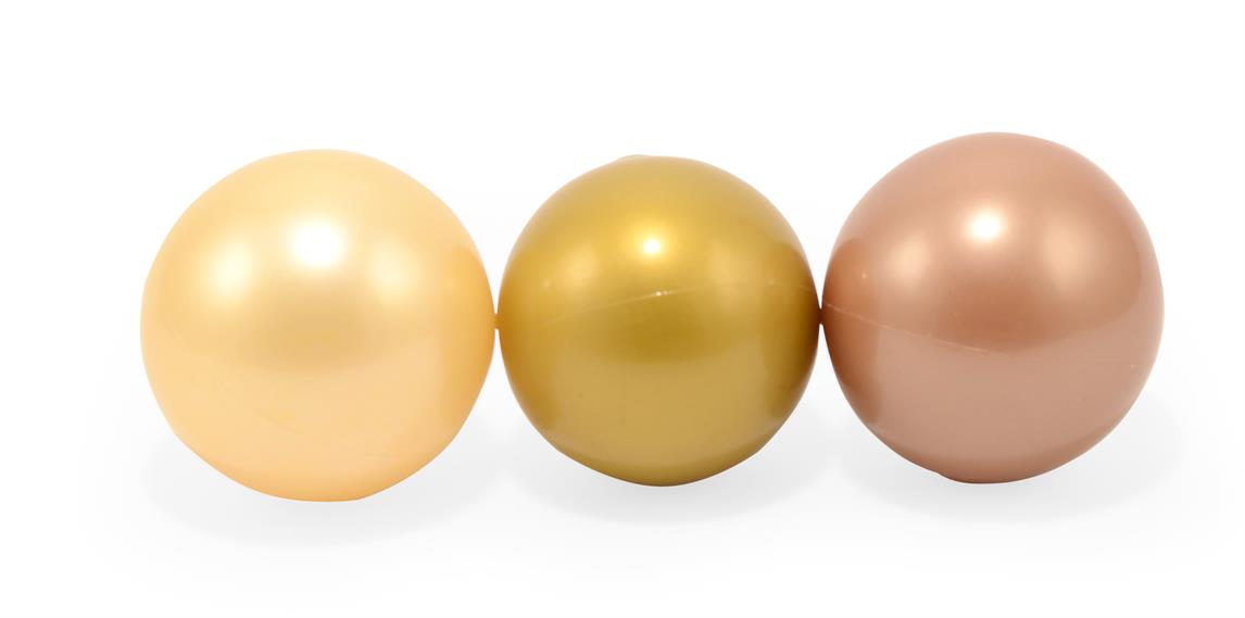 Weiche Gummi-Greifbälle für Babys in zartem Gelb, Grün und Rosa – ideales Lernspielzeug ab 6 Monaten