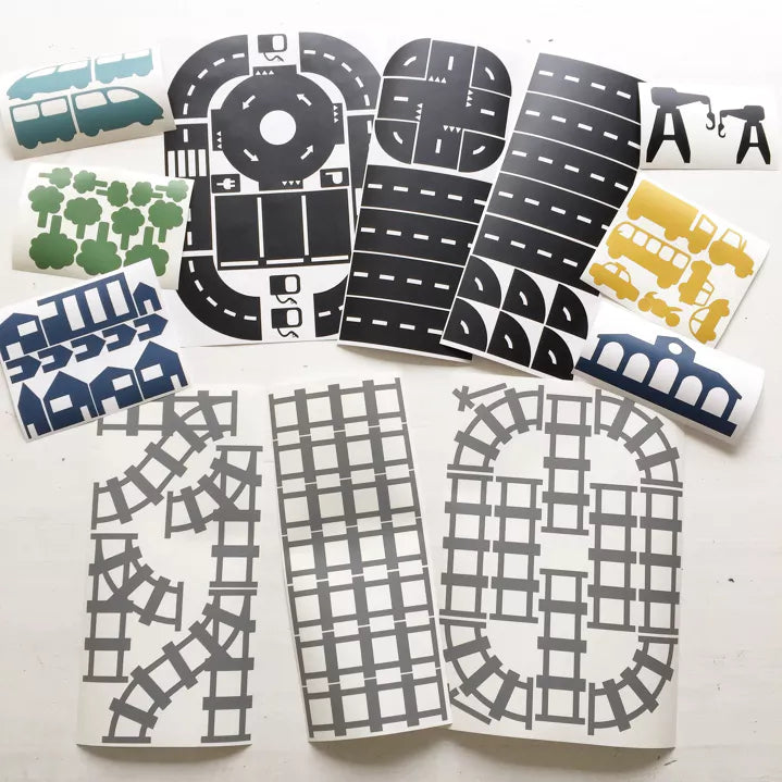 Sticky Roads & Rails Spielsticker