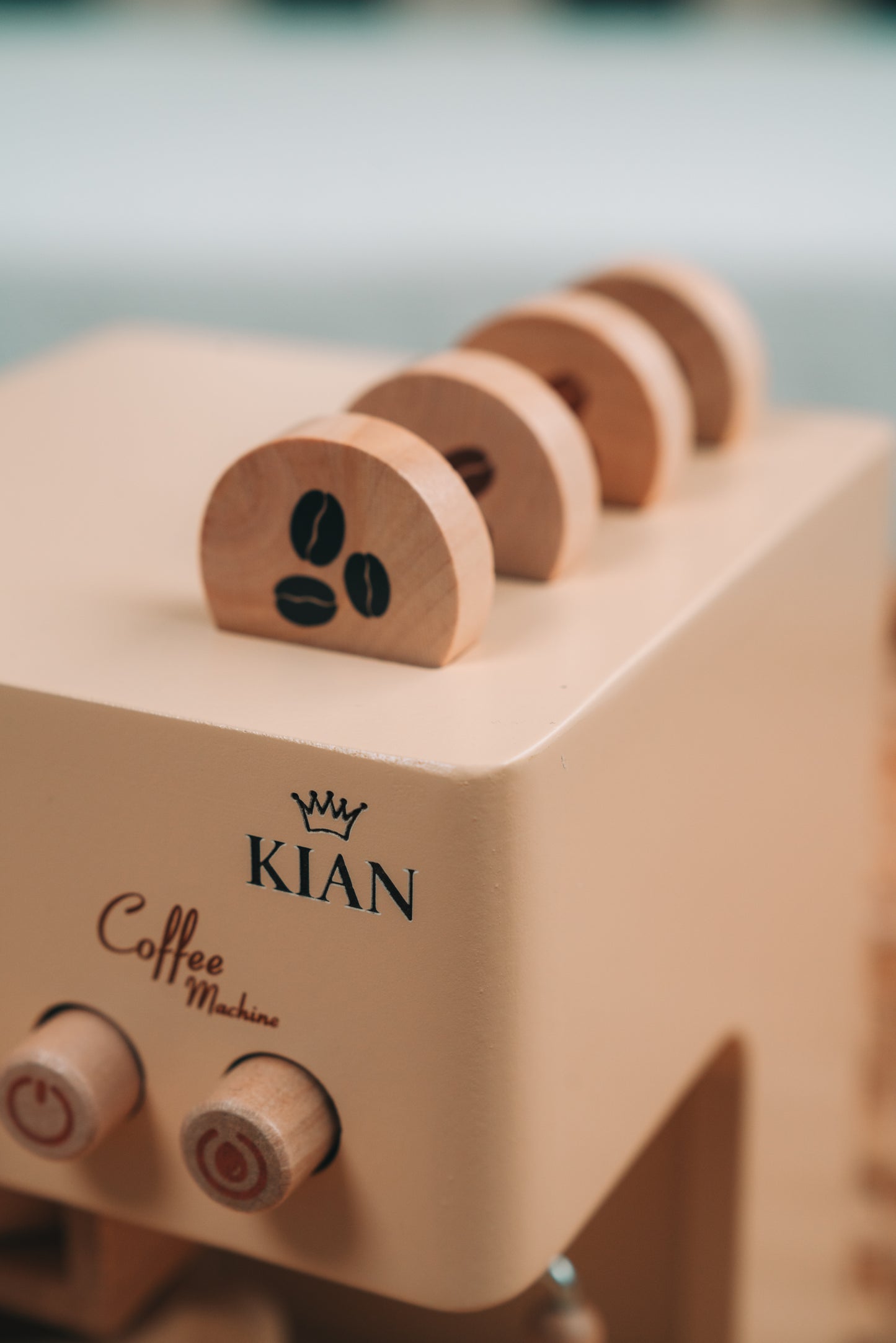 Holz Kinder-Kaffeeset Rollenspiel-Set, pädagogisches Lernspielzeug